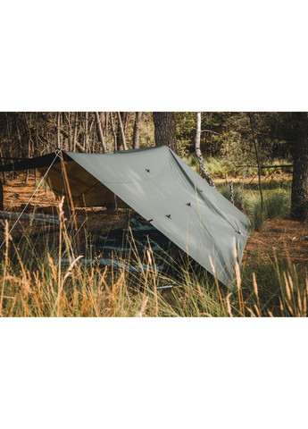 Намет Брезент Тент 4 х 4 м Водонепроникна Олива Solognac (348117421)