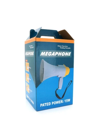Гучномовець Megaphone HW-8C, 15W, живлення від акуму, СЗП, White/Yellow, Box UKC (301195413)
