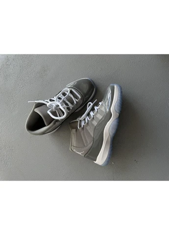 Серые летние кроссовки nike air jordan 11 retro cool grey найк аир джордан No Brand