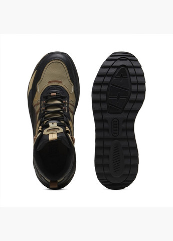Коричневі Осінні черевики чоловічі trinity mid hybrid l brown/black 393985-09 Puma