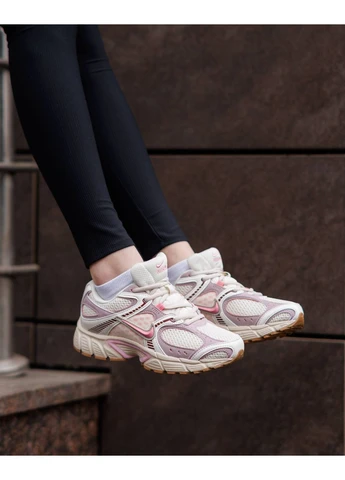 Кросівки жіночі Nike No Brand Zoom Vomero 5 RNR Beige Pink ND комбіновані демісезони (391183033)