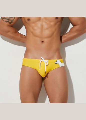 Мужские желтые пляжные, спортивные, повседневные, кэжуал мужские плавки брифы желтый 6284 брифы Sport Line