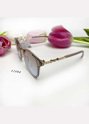 Модні сонцезахисні окуляри з коричнево-блакитними лінзами No Brand (302370750)