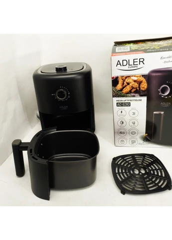 Аерофритниця аерогриль Adler AD 6310 2200Вт 3 літри знімні грати автоматичне відключення No Brand (385283017)
