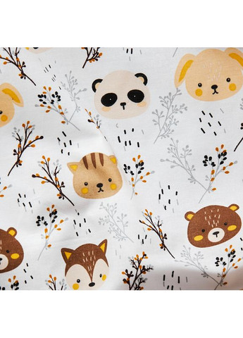 Комплект постільної білизни Бязь Gold Люкс «» Євро 200х220 наволочки 4х50х70 (MS-820006418) Moon&Star Jungle Joy (356115606)