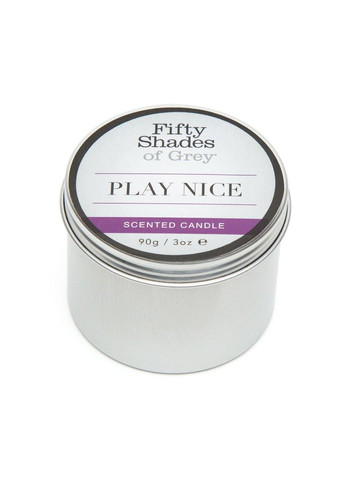 Ароматическая свеча Fifty Shades of Gray Play Nice Vanilla Candle с ароматом ванили, 90 г Fifty Shades of Grey (291120637)