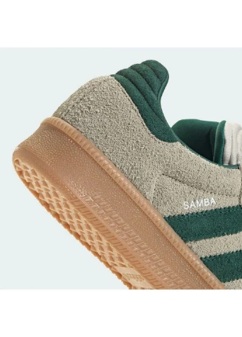Бежевые кроссовки унисекс samba xlg beige ji3197 adidas