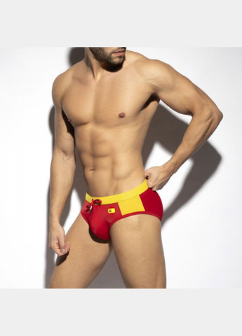 Мужские красные пляжные, спортивные, повседневные, кэжуал мужские плавки брифы красный 8933 брифы Sport Line