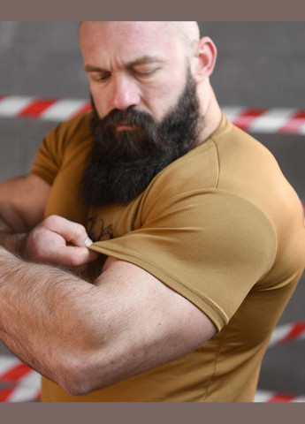 Тактична футболка потоотводящая Вікінг койот No Brand (317640921)