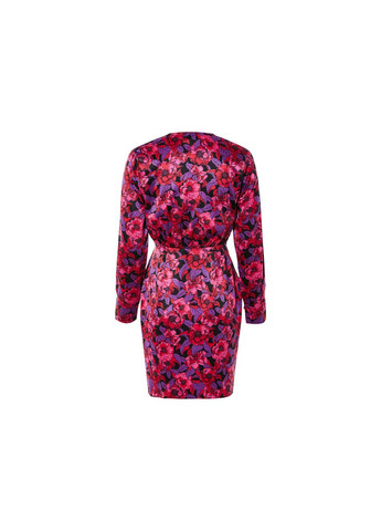 Комбінована повсякденний сукня атласне для жінки lycra® 450854 38(s) різнобарвний Esmara