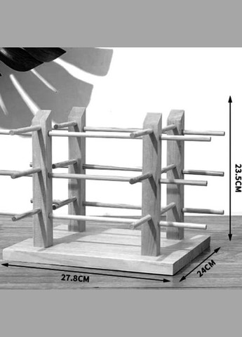 Органайзер для очков из дерева Рендали 43 мускат (ОЧК-436107) No Brand (328078965)