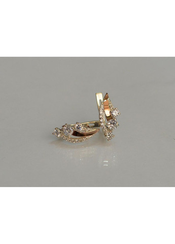 Серьги из серебра с золотом Silver Style (366814007)