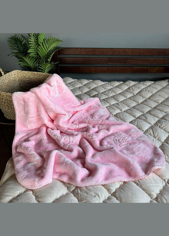 Плед дитячий велюровий 140х110 см Рожевий (П4К-post-kid-pled-001-02) No Brand (308754635)