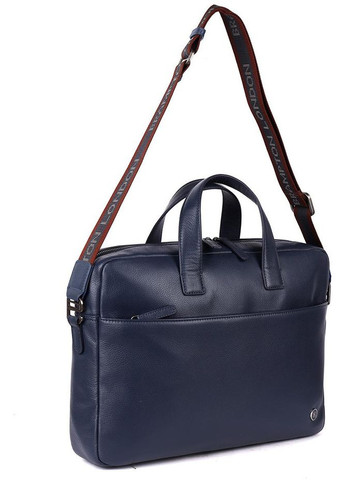 Сумка мужская кожаная портфель в дорогу планшет для документов А4 для телефона Синий 34266 Brampton London (331861738)