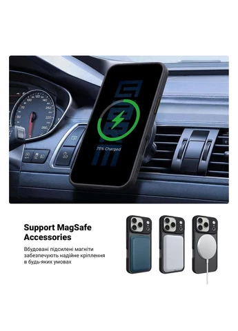 Чохол Uniq MagCase для Apple iPhone 17 Pro Black (ARM86266) KLB ArmorStandart (390139597)