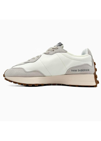 Сірі Осінні кросівки чоловічі new balance 327 grey leather нью беланс 327 No Brand