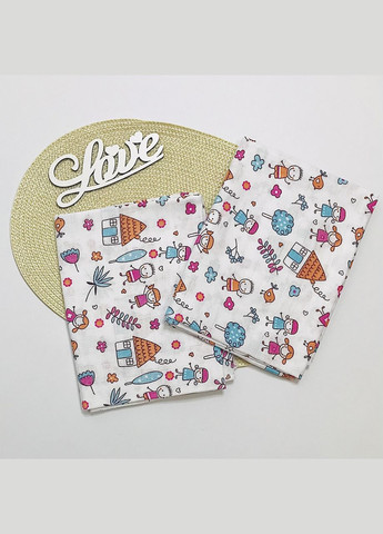 Пеленка муслиновая двухслойная Оранжевая избушка 100x75 см Penetka (323210926)