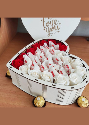 Подарочный бокс с конфетами для девушки на день рождения, на праздник (ar92) No Brand (316141124)