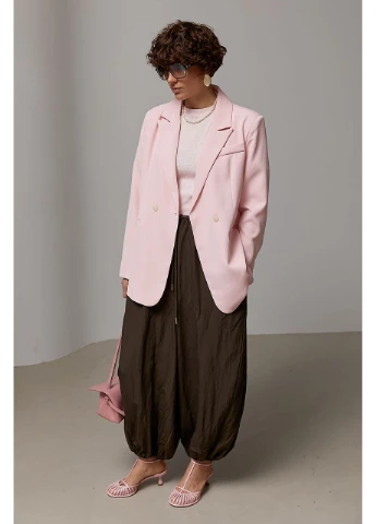 Класичний двобортний прямий жакет Lurex (385643844)