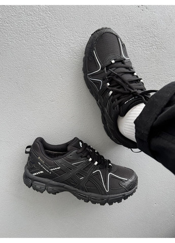 Чорні Осінні кросівки чоловічі asics gel-kahana 8 black gore-tex асікс гель кахано No Brand