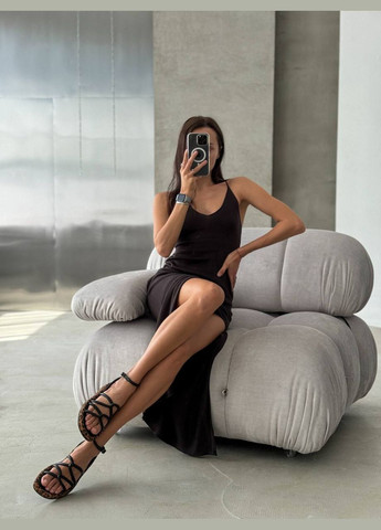 Трендові боосніжки з принтом леопардо чорний колір на платформі No Brand (296264835)