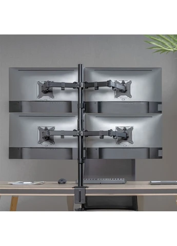Настільне кріплення для моніторів LDT66-C048 17"-32" Black [107929] Brateck (400899408)