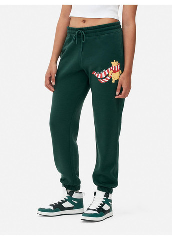 Штаны флис,зеленый с принтом, Primark (369626662)