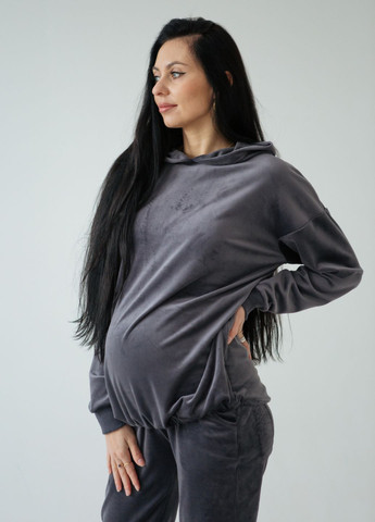 Велюровий спортивний костюм для вагітних і годуючих мам з секретом для годування HN (282597757)