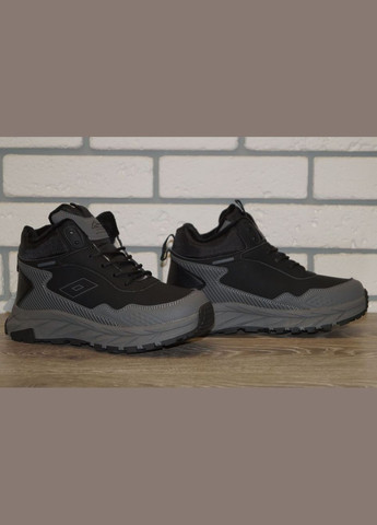 Черевики зимові підліткові чорні із сірим FDEK (308025201)