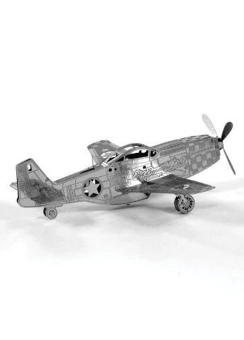 Металлический 3D конструктор "Истребитель Р-51 Mustang", MMS003 Metal Earth (393103025)