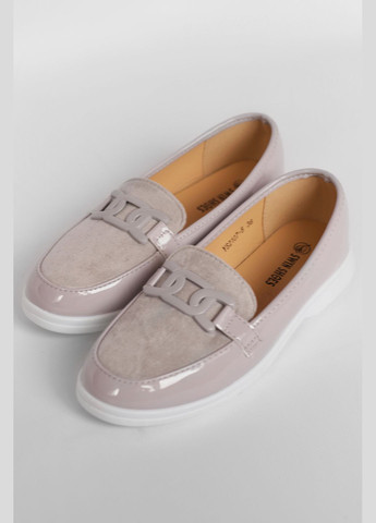 Туфлі-лофери жіночі бузкового кольору Let's Shop (292548817)