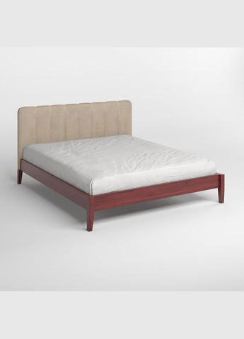 Двоспальне дерев'яне ліжко Лондон ДК /Аляска 23 (Бежевий) Б1 160х200 см (MBG-6638) Mebigrand (368281535)