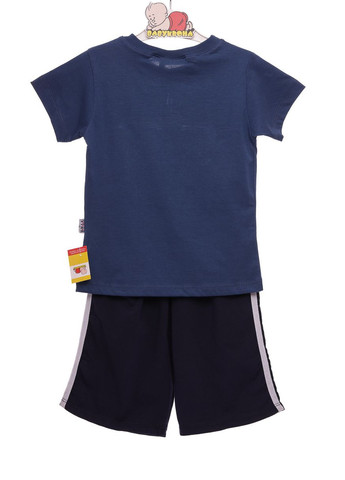 Синий летний футболка с бриджами для мальчика трикотажные charce синий 104 см (31253) BABYKROHA