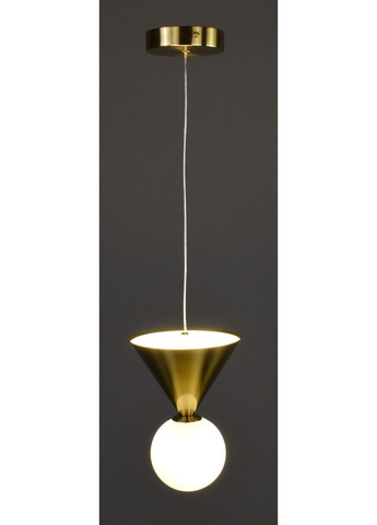 Люстра світлодіодна підвісна LED світильник для квартири на стелю лед 28259 Латунь 26-130х15х15 см. Sunnysky (365680487)