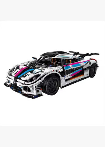 Конструктор спортивный автомобиль. Суперкар "Koenigsegg" на 3063 детали, белая Mould King (358688566)