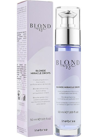 Сироватка-краплі для волосся з кокосовою олією Blondesse Blonde Miracle Drops 50ml (893595-78247) Inebrya (368632439)