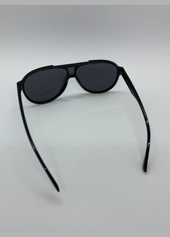 Чоловічі сонцезахисні окуляри з поляризацією та UV400-захистом | Стильні окуляри в чорній оправі No Brand 208 (341527351)