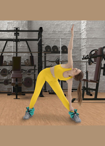 Утяжелители-манжеты для ног и рук 2 x 1.5 кг Black/Green () 4FIZJO P-5907739311092 (324264761)