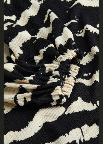 Чорно-білий сукня H&M зебра