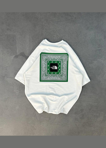 Белая стильная мужская футболка the north face оверсайз белая Freedom