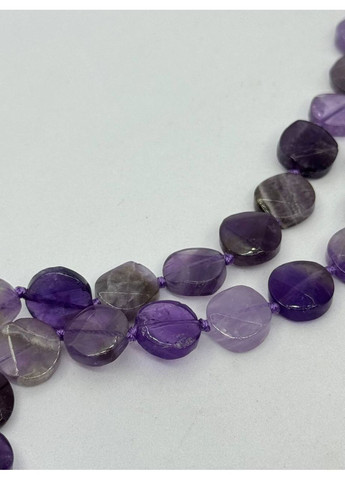 Ожерелье из аметиста 12*5 мм 44 см Фиолетовый No Brand (363829922)