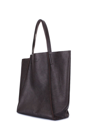 Жіноча шкіряна сумка Edge -edge коричнева PoolParty (372657657)