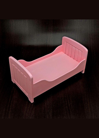 Кровать для кукол из дерева Эсмеральда барби (КРТ-000450) No Brand (328605087)