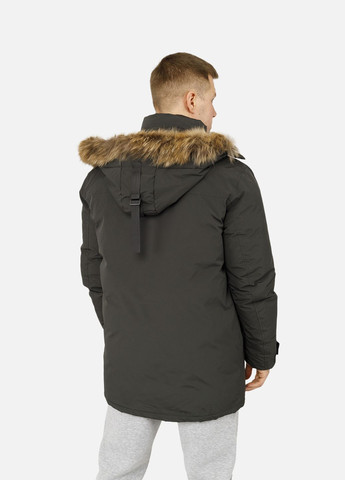 Оливковая (хаки) зимняя мужская куртка цвет хаки cb-00254615 K.F.G.L.