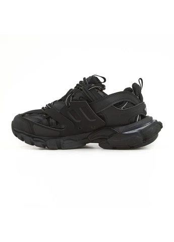 Черные летние кроссовки balenciaga track black баленсиага трек No Brand