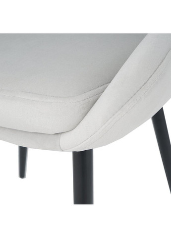 Стул HUGO черный каркас/светло-серый Intarsio (365461268)