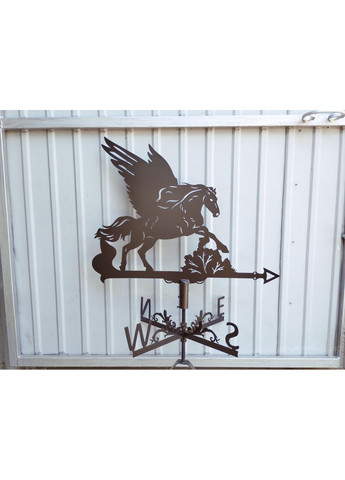 Флюгер на дом Пегас, флюгер на крышу из металла 2 мм No Brand (368896812)