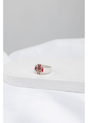 Печатка срібна із золотом та емаллю Тризуб 900з, розмір No Brand (361225113)