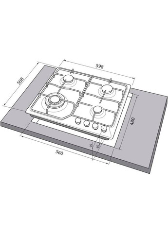 Варочная поверхность HA GTX 640 Freggia (323098684)