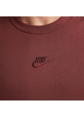 Бордовая футболка мужская sportswear premium essentials bordo Nike